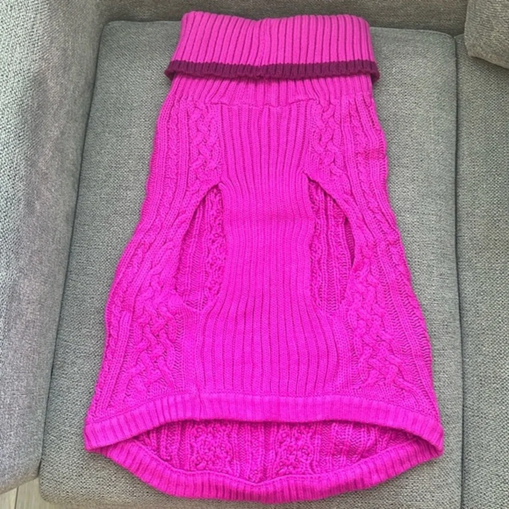 Pink Dog Sweater Size XL